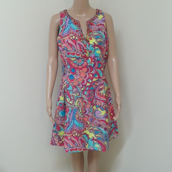 Lilly Pulitzer Multicolor Paisley Dress - Picture 2 of 8